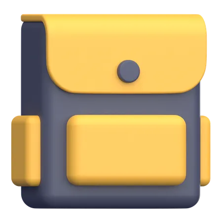 School Bag  3D Icon