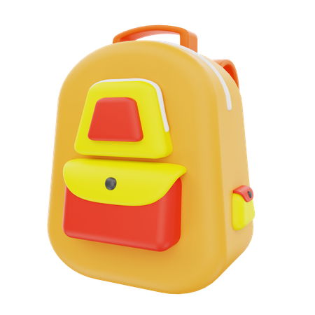 School Bag  3D Icon