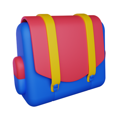 School Bag  3D Icon