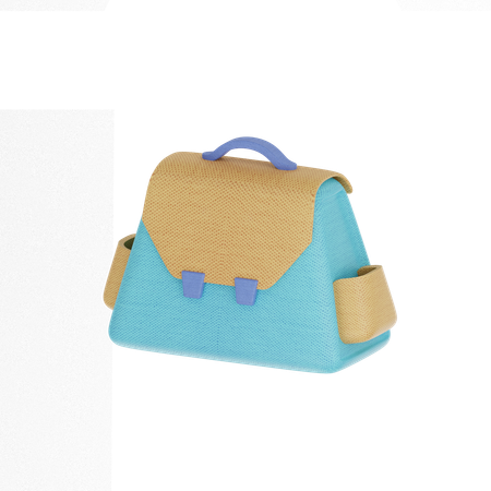 School Bag  3D Icon