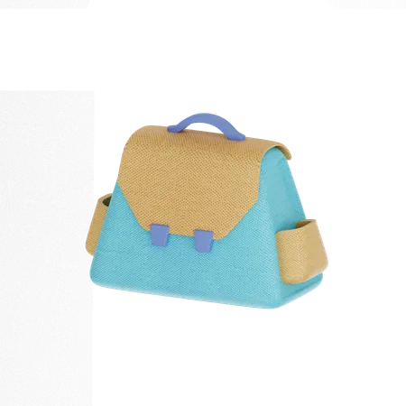 School Bag  3D Icon