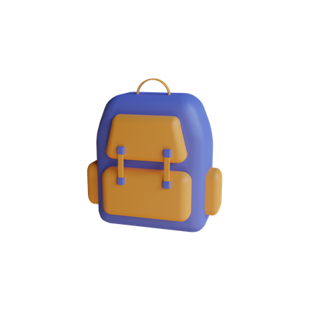 School Bag  3D Icon