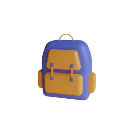 School Bag  3D Icon