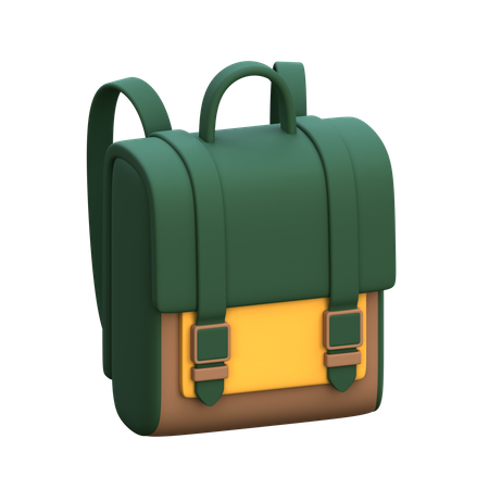 School Bag  3D Icon