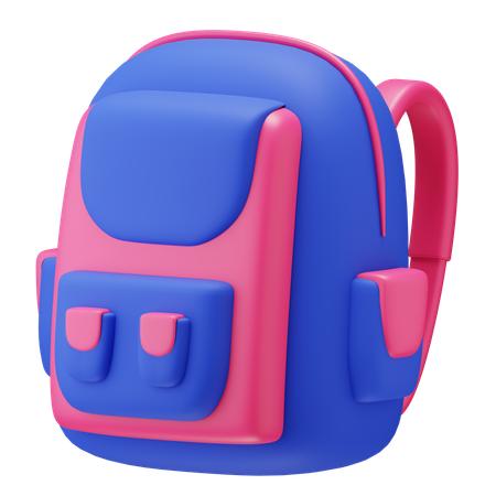 School Bag  3D Icon