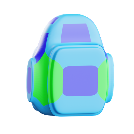 School Bag  3D Icon