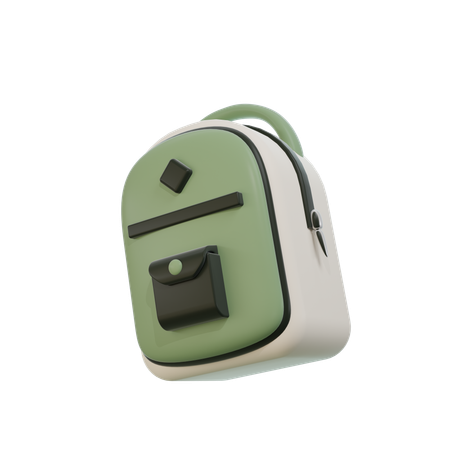 School Bag  3D Icon