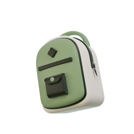 School Bag  3D Icon