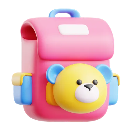 School Bag  3D Icon