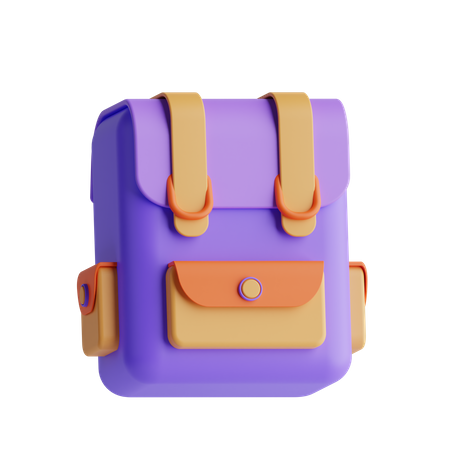 School Bag  3D Icon