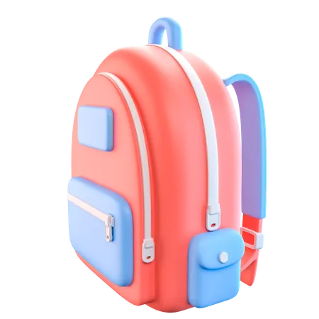 School Bag  3D Icon