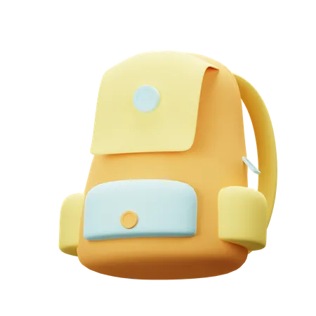 School Bag  3D Icon