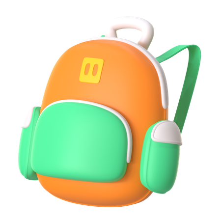 School Bag  3D Icon