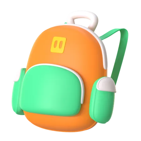 School Bag  3D Icon