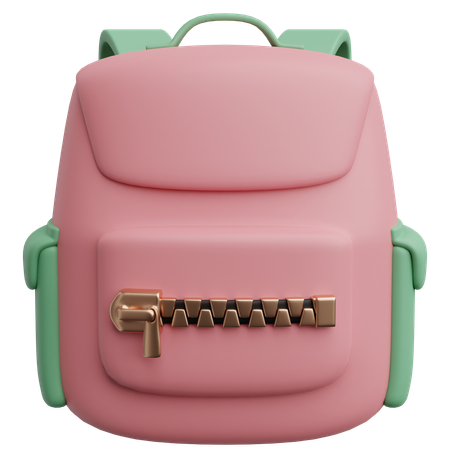 School Bag  3D Icon