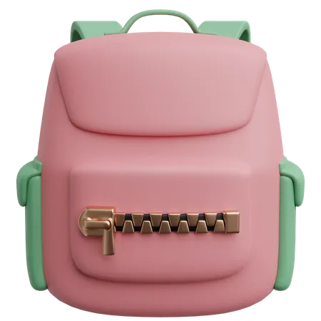 School Bag  3D Icon