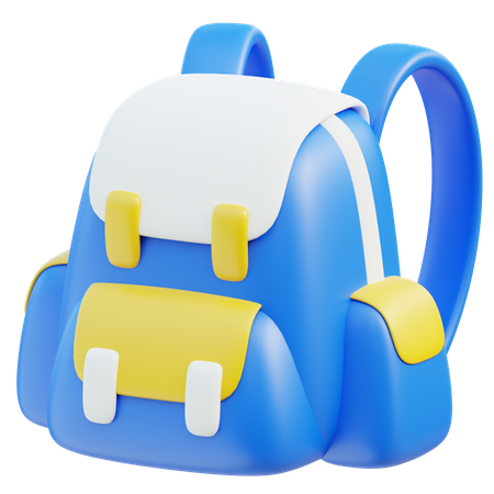 School Bag  3D Icon