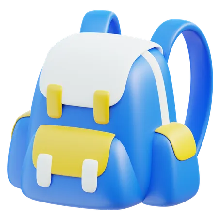 School Bag  3D Icon