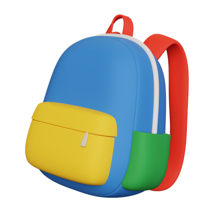 School Bag  3D Icon