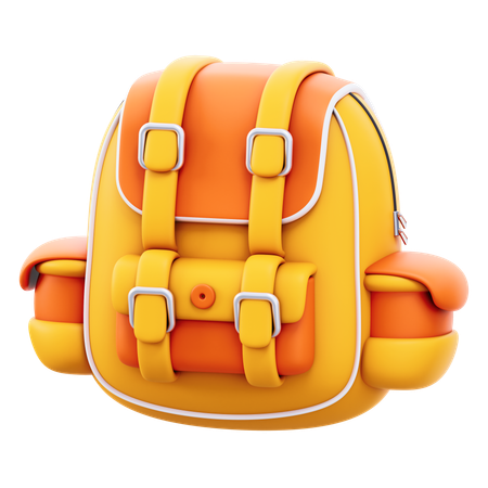 School Bag  3D Icon