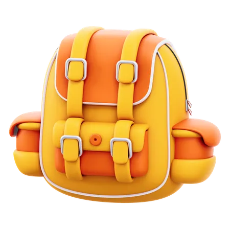 School Bag  3D Icon