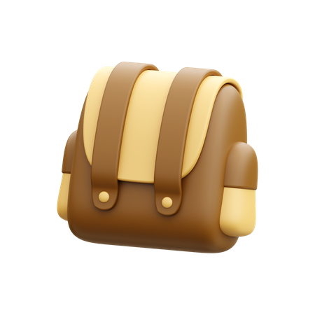 School Bag  3D Icon