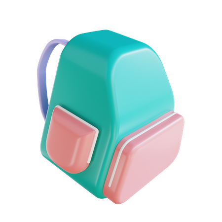 School Bag  3D Icon