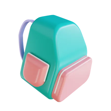 School Bag  3D Icon