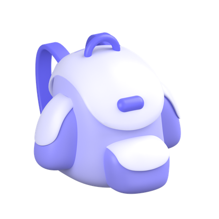 School Bag  3D Icon