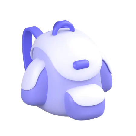 School Bag  3D Icon