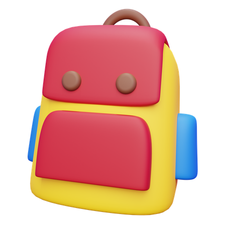 School Bag  3D Icon