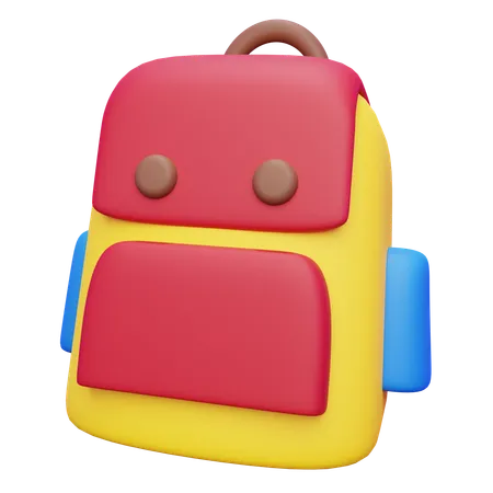 School Bag  3D Icon