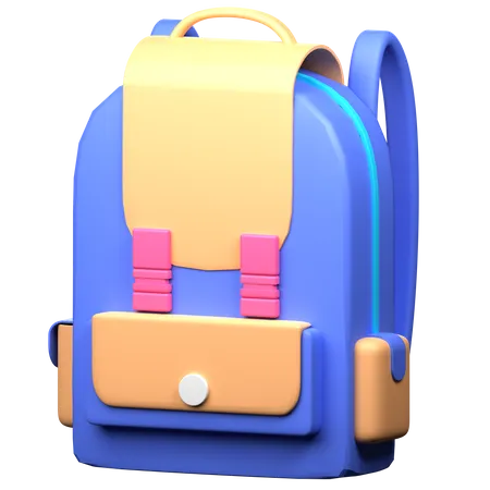 School Bag  3D Icon