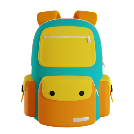 School Bag  3D Icon