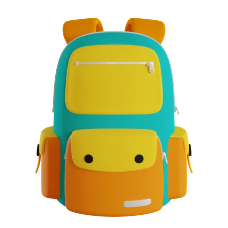 School Bag  3D Icon