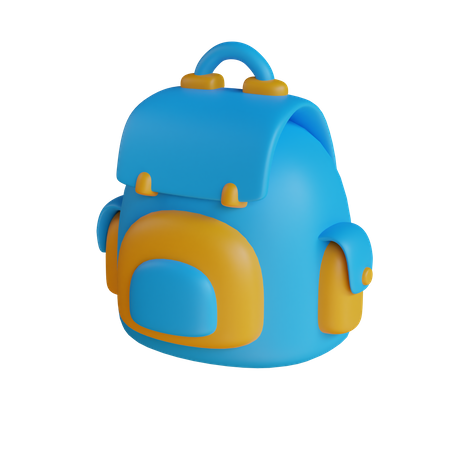 School Bag  3D Icon