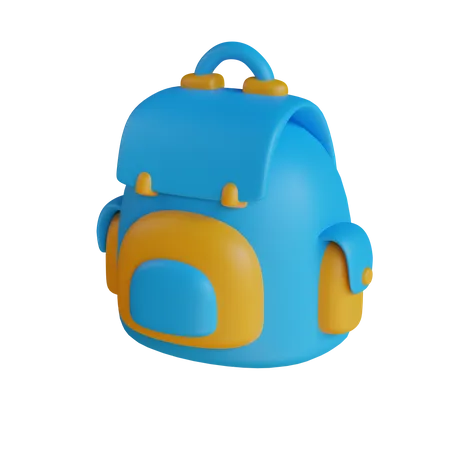 School Bag  3D Icon