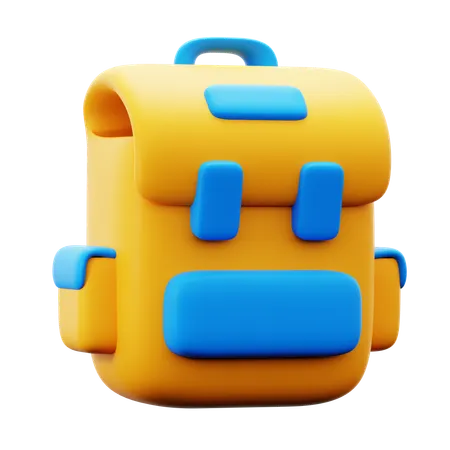 School Bag  3D Icon