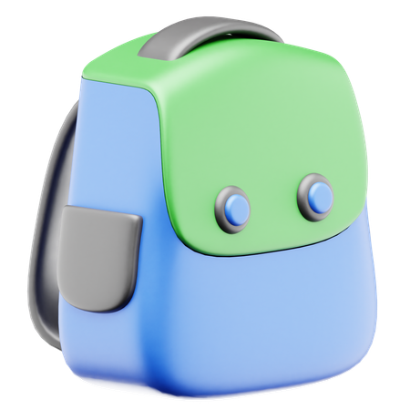 School Bag  3D Icon