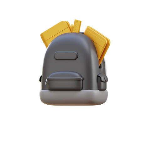School Bag  3D Icon