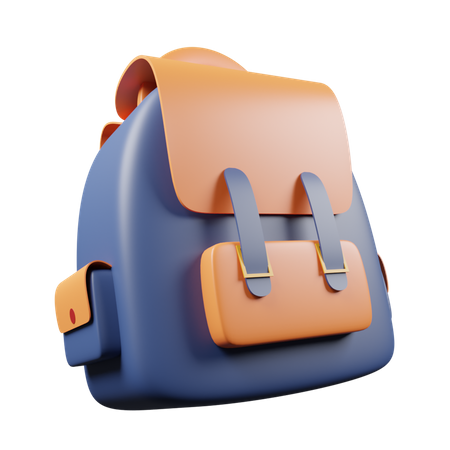 School Bag  3D Icon