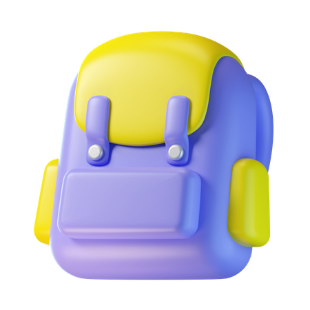 School Bag  3D Icon