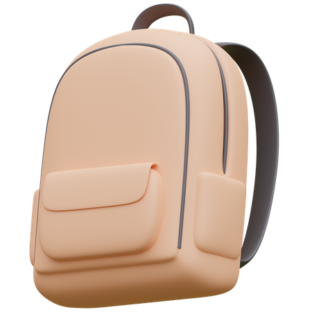School Bag  3D Icon