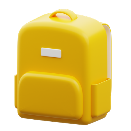 School Bag  3D Icon
