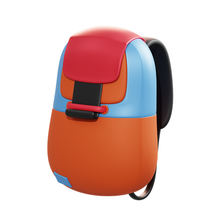 School Bag  3D Illustration