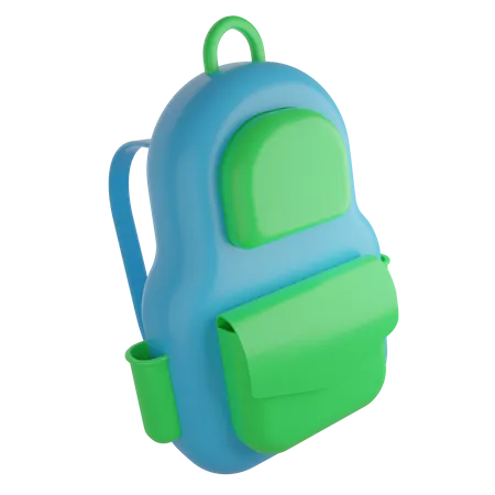 School Bag  3D Illustration