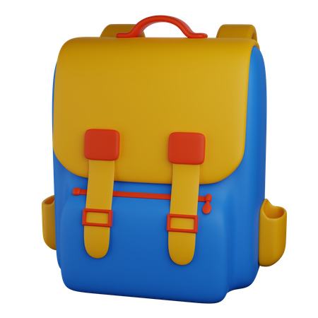 School Bag  3D Illustration