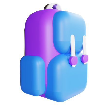 School Bag  3D Illustration