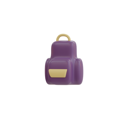 School Bag  3D Illustration