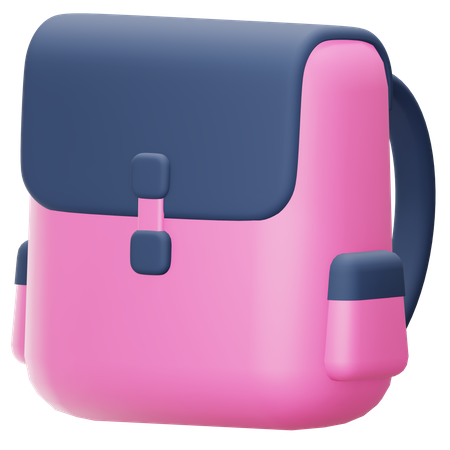 School Bag  3D Illustration